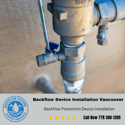 Backflow Prevention Device Installation